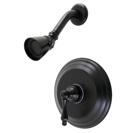 Kingston Brass KB3630ALSO Pressure Balanced Shower Faucet, Matte Black KB3630ALSO